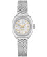 ფოტო #1 პროდუქტის Women's Swiss Automatic DS-2 Lady Stainless Steel Mesh Bracelet Watch 28mm