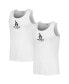 Men's White Los Angeles Dodgers Two-Pack Tank Top