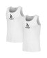 ფოტო #3 პროდუქტის Men's White Los Angeles Dodgers Two-Pack Tank Top