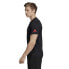 Фото #5 товара Мужская спортивная футболка черная с надписью ADIDAS Match Code Graphic Short Sleeve T-Shirt