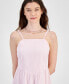 ფოტო #4 პროდუქტის Juniors' Embroidered Tiered Mini Dress