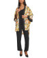 Women's Printed Open-Front Kimono Jacket