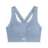 Фото #1 товара Puma Pwrbreathe Run Logo Sports Bra Womens Blue Casual 52507420