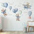 Фото #4 товара Wandsticker Teddybären Ballons Wolken