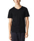 ფოტო #2 პროდუქტის Men's V-Neck Lounge Slim Fit Undershirt Set, 3-Piece