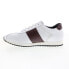 Фото #5 товара Bruno Magli Evo EVO5 Mens White Leather Lace Up Lifestyle Sneakers Shoes 9.5