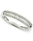 Фото #1 товара Diamond Baguette Band (1/5 ct. t.w.) in 10k White Gold