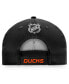 Men's Black Anaheim Ducks Authentic Pro Team Locker Room Adjustable Hat