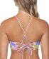 Фото #2 товара Juniors' Shorebreak Printed Bikini Top