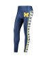 Фото #3 товара Women's Navy Michigan Wolverines Dormer Knit Leggings