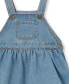 ფოტო #3 პროდუქტის Baby Girls Lara Denim Pinafore Dress