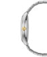 Фото #2 товара Наручные часы Movado Men's Sapphire Gold-Tone PVD Stainless Steel Bracelet Watch 39mm.