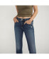 ფოტო #4 პროდუქტის Women's Boyfriend Mid Rise Slim Leg Jeans