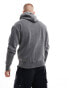 New Look New York placement print hoodie in dark grey