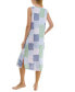 Women's Printed Sleeveless Nightgown