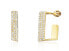 Fashion gold-plated hoop earrings SVLE1806XH2GO00