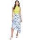 Фото #4 товара Women's Printed Asymmetrical Midi Skirt