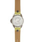 ფოტო #4 პროდუქტის Men's Taupe Leather Strap Watch, 46MM