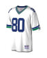 ფოტო #3 პროდუქტის Men's Steve Largent White Seattle Seahawks Legacy Replica Jersey