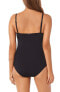 Miraclesuit Women's 189245 Moulin Rouge One-Piece Swimsuit Black Size 14