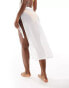 Фото #2 товара Threadbare beach midi skirt in white