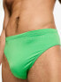 COLLUSION swim brief in bright green