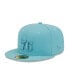 ფოტო #2 პროდუქტის Men's Blue Philadelphia 76ers Color Pack Foam 59FIFTY Fitted Hat