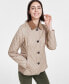 Women's Ombersley Quilted Corduroy-Collar Jacket, Created for Macy's