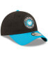 ფოტო #2 პროდუქტის Men's Black, Blue Charlotte FC Team 9TWENTY Adjustable Hat