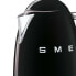 Фото #6 товара SMEG electric kettle KLF03BLEU (Black) - 1.7 L - 2400 W - Black - Plastic - Stainless steel - Water level indicator - Overheat protection