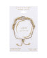 ფოტო #3 პროდუქტის Cubic Zirconia Mother of Pearl Heart Beaded Double Strand Bolo Bracelet