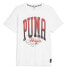 Puma Blueprint Graphic Crew Neck Short Sleeve T-Shirt Mens White Casual Tops 623