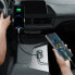 Transmiter FM odtwarzacz MP3 ładowarka samochodowa LED 2x USB Bluetooth czarny