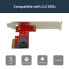Фото #7 товара StarTech.com x4 PCI Express to SFF-8643 Adapter for PCIe NVMe U.2 SSD - PCIe - U.2 - Full-height / Low-profile - PCIe 3.0 - Red - 5 - 50 °C