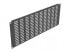 Delock 66682 - Vented blank panel - Black - Metal - 4U - 48.3 cm (19") - 177.5 mm