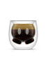 Disney Mickey Pants Minnie Skirt Double Wall Espresso Glasses - Set of 2