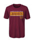 ფოტო #1 პროდუქტის Big Boys Burgundy Washington Commanders Amped Up T-shirt