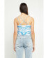 ფოტო #4 პროდუქტის Women's Marble Print Knit Top