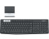 Фото #1 товара Logitech K375s Multi-Device Wireless Keyboard and Stand Combo - Full-size (100%) - Wireless - RF Wireless + Bluetooth - Mechanical - QWERTZ - Graphite - White