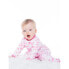 2Pk Lamaze Dots and Hearts Print Sleep N' Play Baby Girl 6M Pink/White Cotton - фото #4