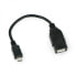 OTG Host microUSB cable - USB - 12cm