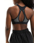 Фото #8 товара Nike Training Swoosh Dri-FIT high support sports bra in black