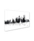 Фото #2 товара Marlene Watson 'New York New York Skyline BG-1' Canvas Art - 16" x 24"
