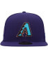 Фото #3 товара Men's Purple Arizona Diamondbacks Turn Back The Clock 59FIFTY Fitted Hat