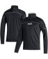 ფოტო #1 პროდუქტის Men's Black Texas A&M Aggies AEROREADY Knit Quarter-Snap Jacket