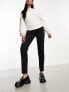 Vero Moda tailored slim leg trouser in black