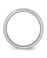 Stainless Steel Polished 8mm Half Round Band Ring