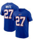 Фото #1 товара Men's Tre'Davious White Royal Buffalo Bills Player Name and Number T-shirt