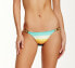 Фото #1 товара ViX Delta Detail Hipster Cut Stripped Bikini Bottom Multi Color Swimwear Size S