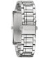 Woman's Frank Lloyd Wright "Pattern #106" Stainless Steel Bracelet Watch 25x45mm